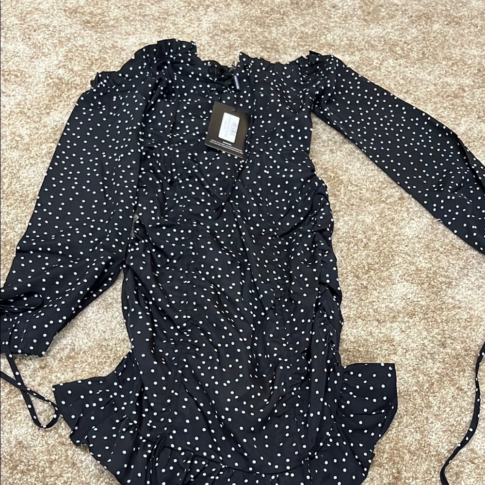 Black Polka Dot Dress